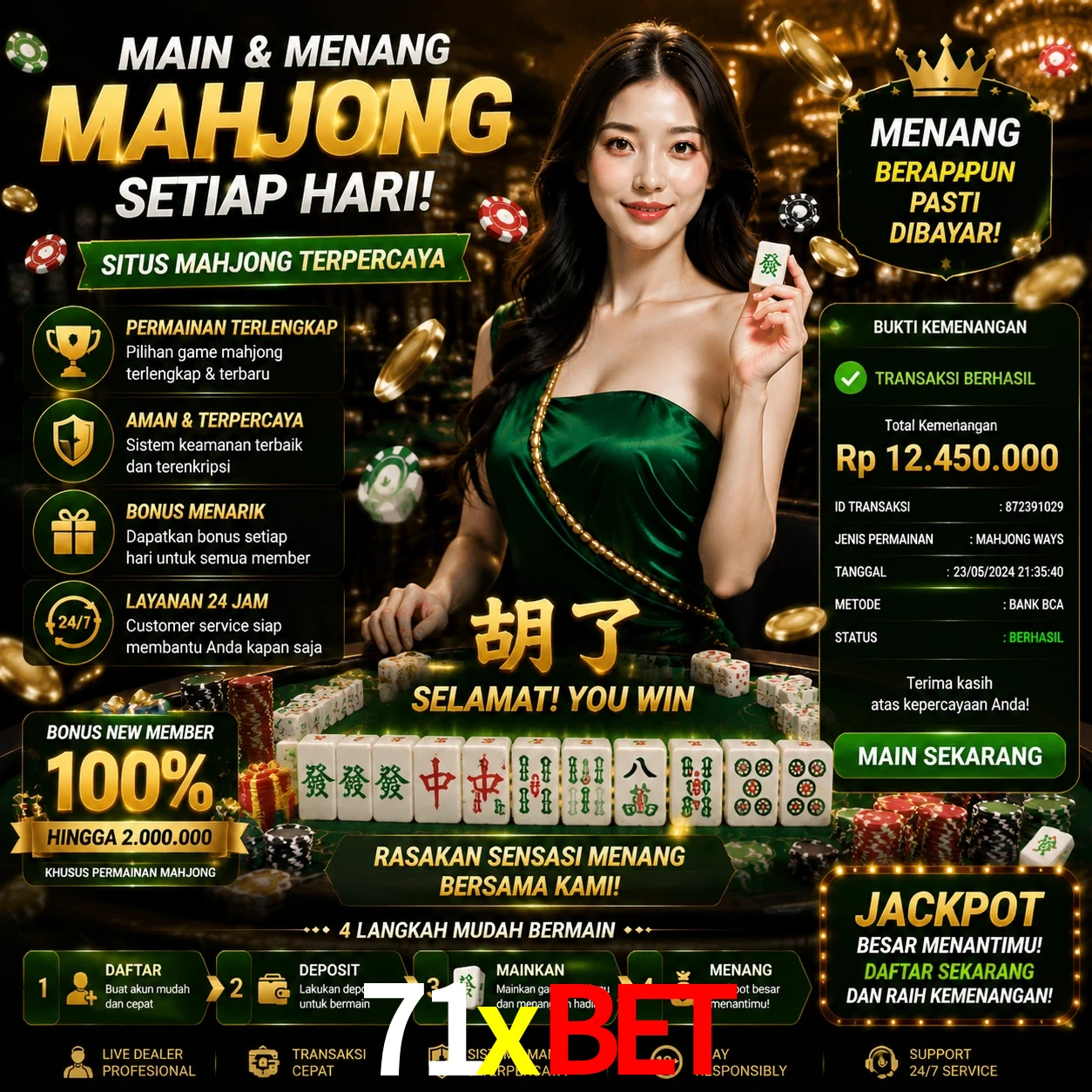 Ganhar e sacar na 71xbet